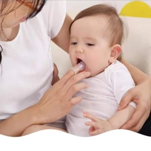 Baby Finger Toothbrush with Box Children Teeth Clear Massage Soft Silicone Infant Rubber Cleaning Brush Baby Dental Care