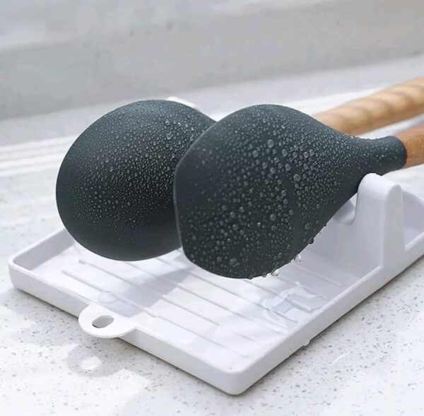 Kitchen Simple Spoon Rest Fork Shelf Spoon Holder Storage Organizer Utensil Rest for Cooking Tools Household Accessories - Image 3