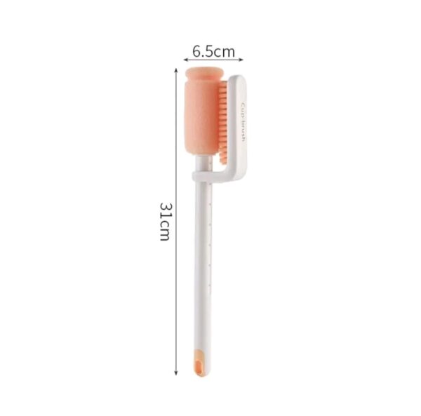 Three-In-One CupsBrush Detachable Sponge Cleaning Brush Baby Bottle Nipple Brush - Image 6