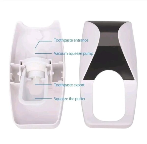 Automatic Toothpaste Dispenser 5pcs Toothbrush Holder Squeezer Bathroom Shelves Bath Accessories Tooth Brush Holder Wall Mount - Image 2