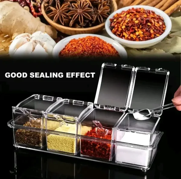 Clear Seasoning Box Set (4pcs)