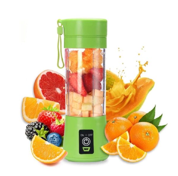 380ML Portable Juicer USB Rechargeable Fruit Vegetable Smoothie Blender Multi functional Juice Cup Mini Home Mixer - Image 2