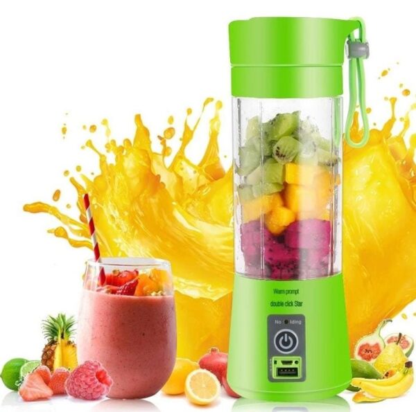 380ML Portable Juicer USB Rechargeable Fruit Vegetable Smoothie Blender Multi functional Juice Cup Mini Home Mixer