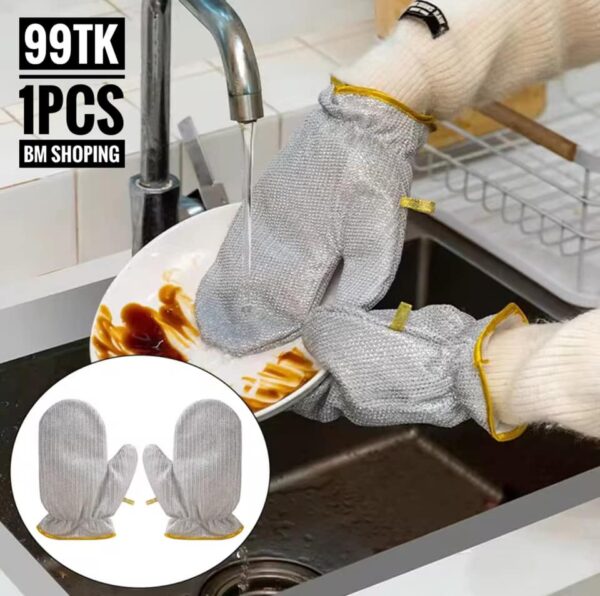 NEw ORIGINAL strong Quality Silicone Dish Washing Kitchen Hand Gloves