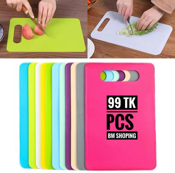 Plastic Chopping Board vegetable chopper Fruit Cutter Board for Kitchen Cutting