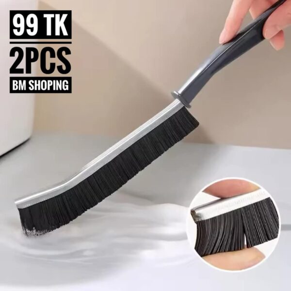 2 PCS Window Track Cleaning Brush Portable Multipurpose Window Groove Cleaning Brush for Bathroom Home