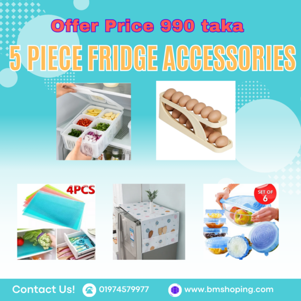 5 Piece Fridge Combo Accessories