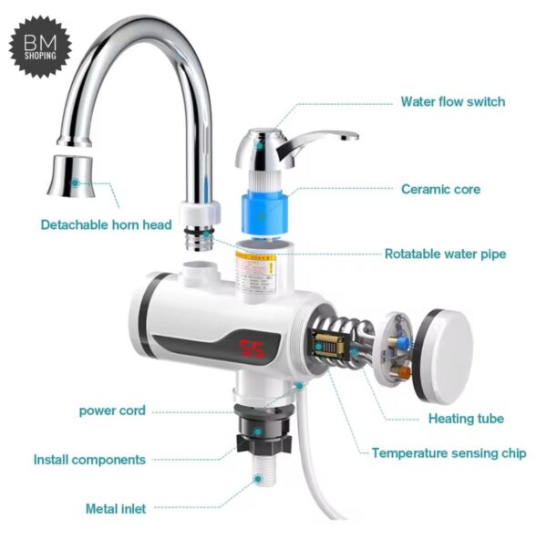 Fast Electric Heating Water Tap (RX-001) - Image 3