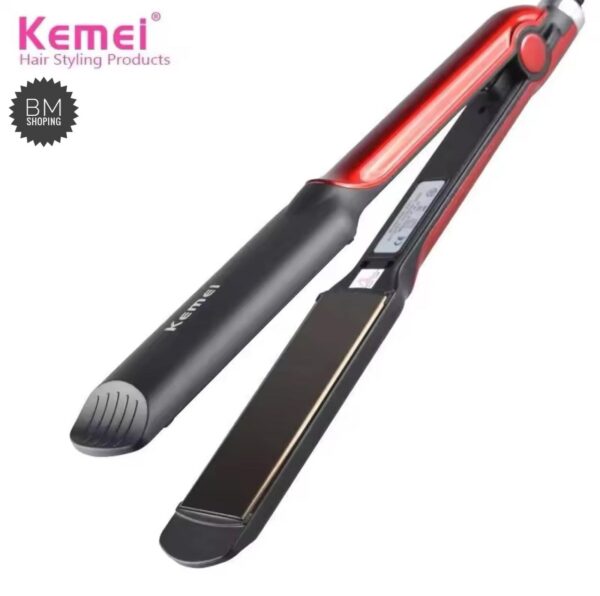 Kemei KM 531 Professional Hair Straightener Wet Dry Ceramic Coating Electric Hair Straightener - Image 3