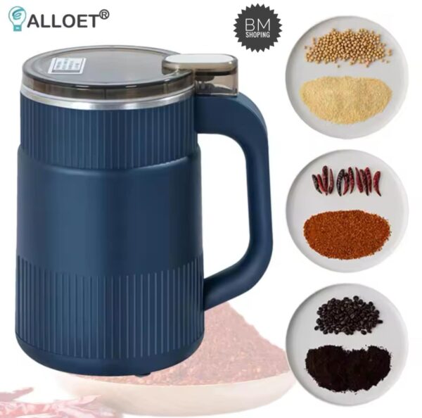 Mini High Power Electric Coffee / Spice Grinder Machine - 500ml - Image 3